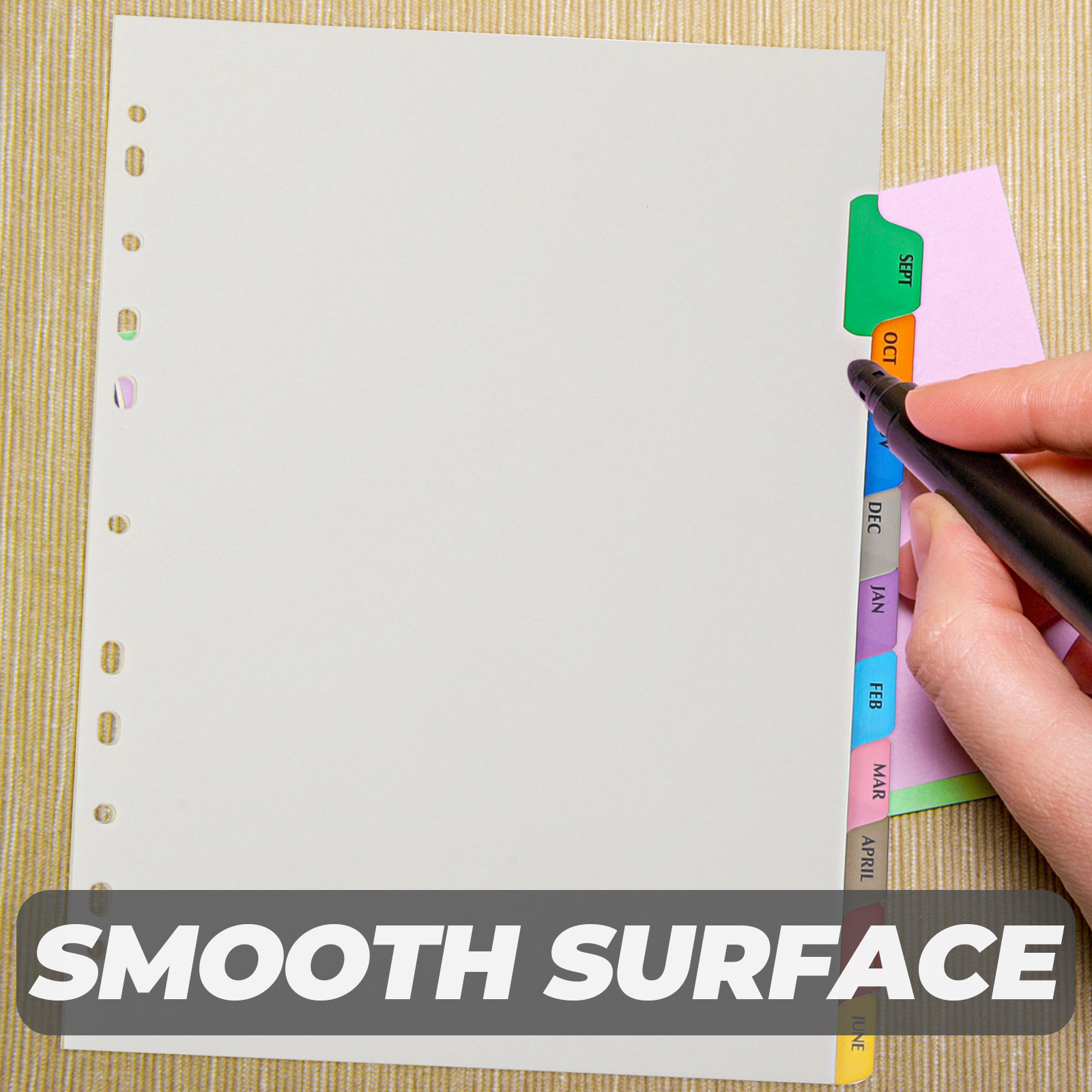 12Sheets Binder Dividers Tabs  - Tab Divider A4 ulasan dan harga