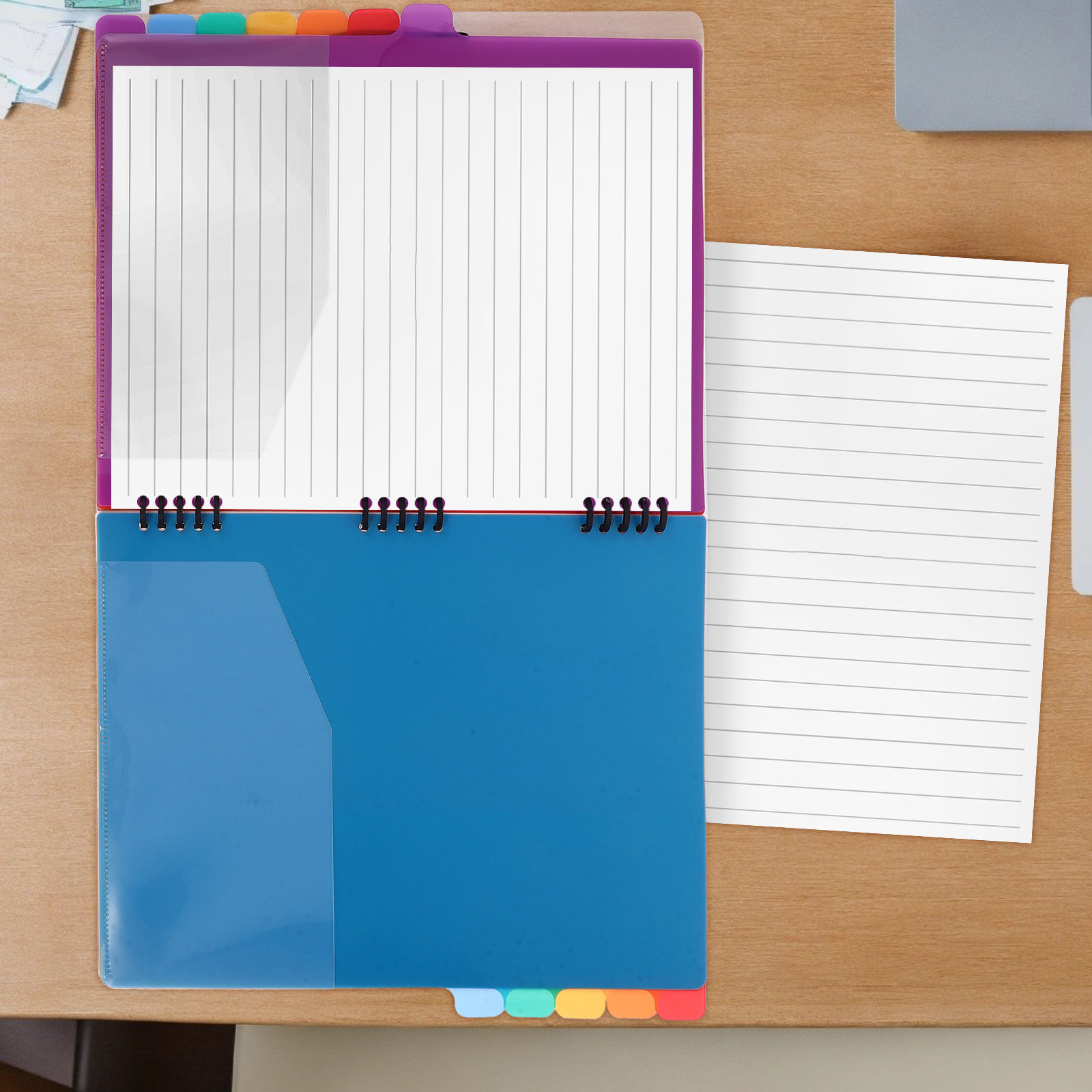 A4 Document Organizer Folder w - Tab Divider A4 ulasan dan harga