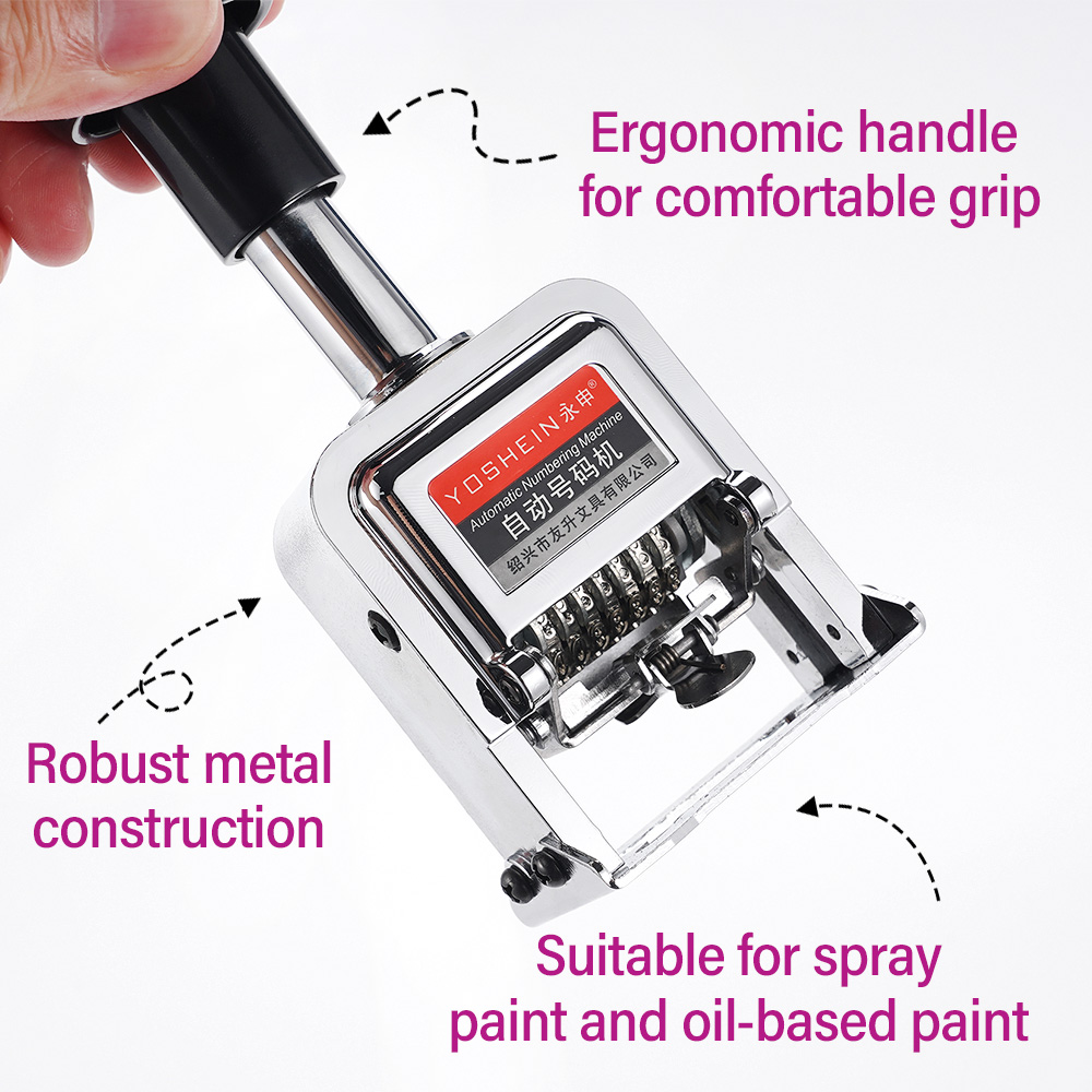 7 Digit Automatic Numbering Ma - Rubber Date Stamp ulasan dan harga