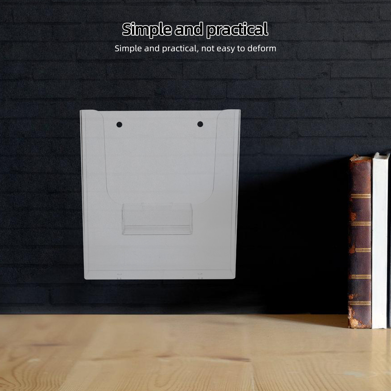 Acrylic A4 File Holder Hanging - Magazine Holder Rack ulasan dan harga