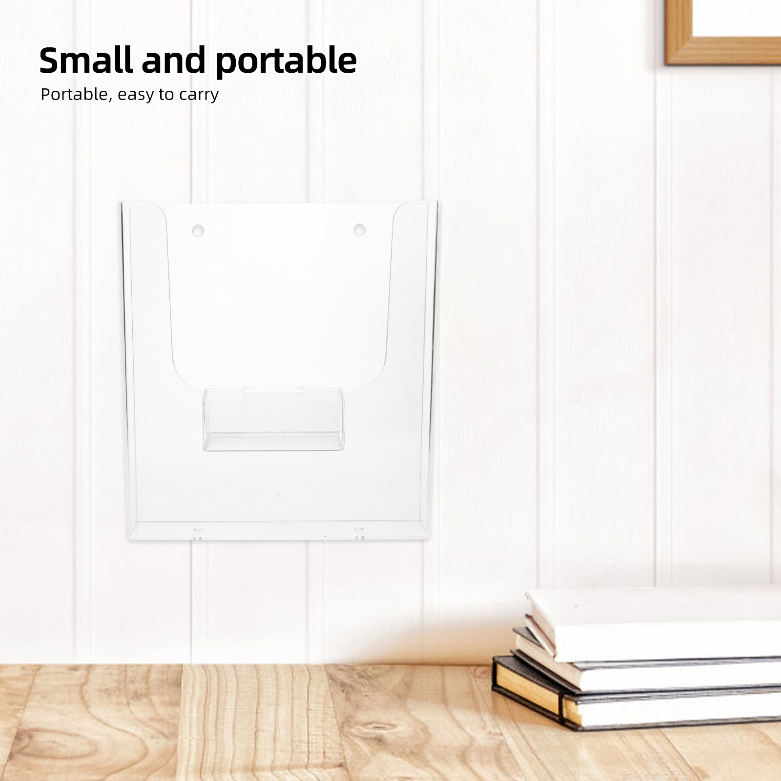 Acrylic A4 File Holder Hanging - Magazine Holder Rack ulasan dan harga