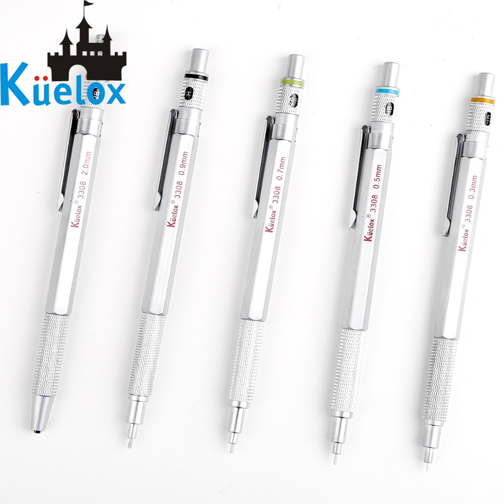 1PCS KUELOX Full Metal Mechani - Mechanical Pencil 0.3 ulasan dan harga