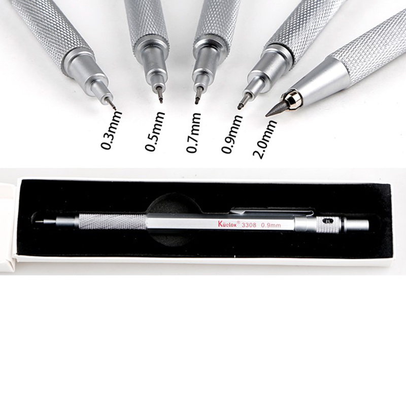1PCS KUELOX Full Metal Mechani - Mechanical Pencil 0.3 ulasan dan harga