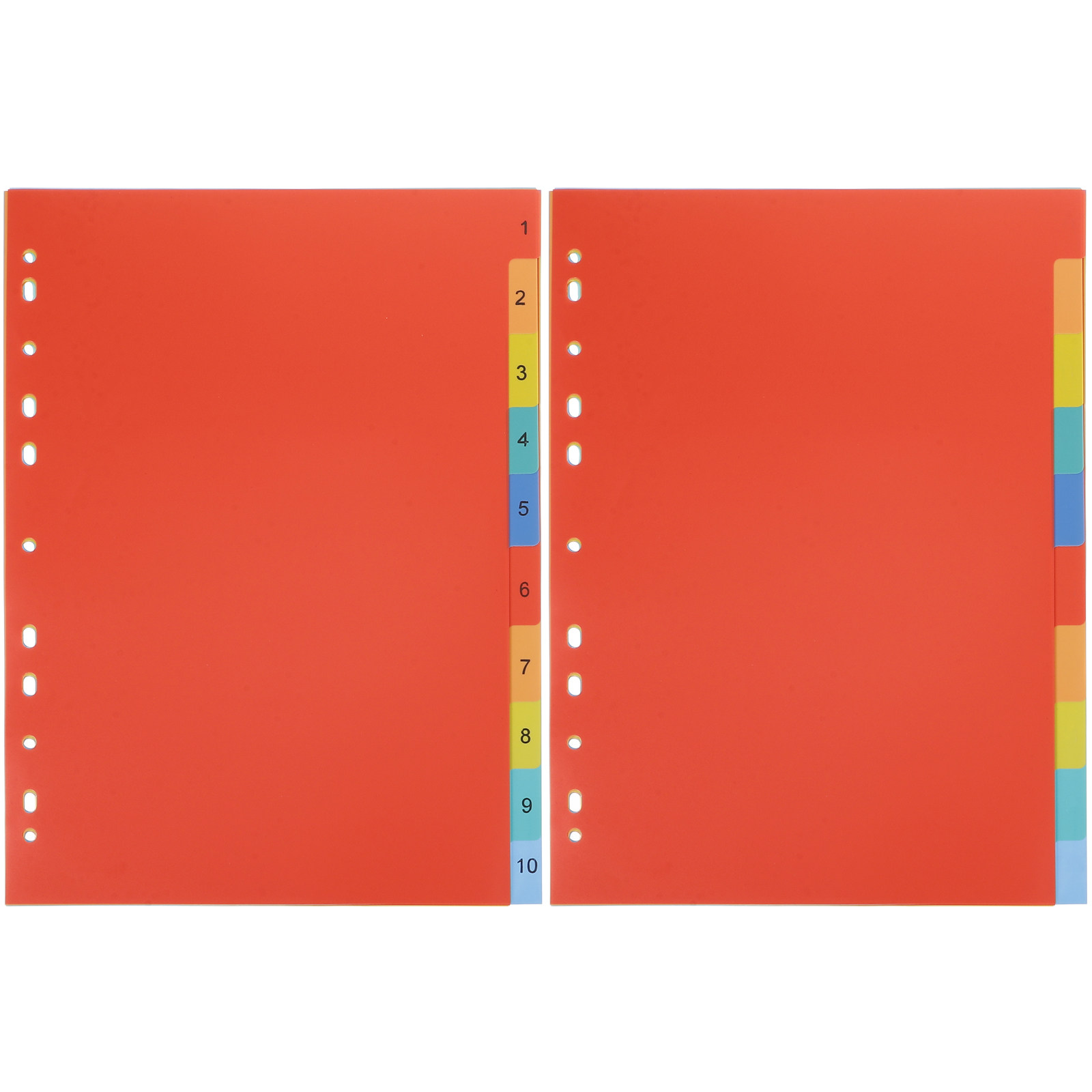 2Sets A4 Binder Dividers PP Pl - Tab Divider A4 ulasan dan harga