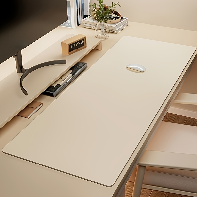 1pc Large Faux Leather Mouse P - Leather Desk Pad ulasan dan harga