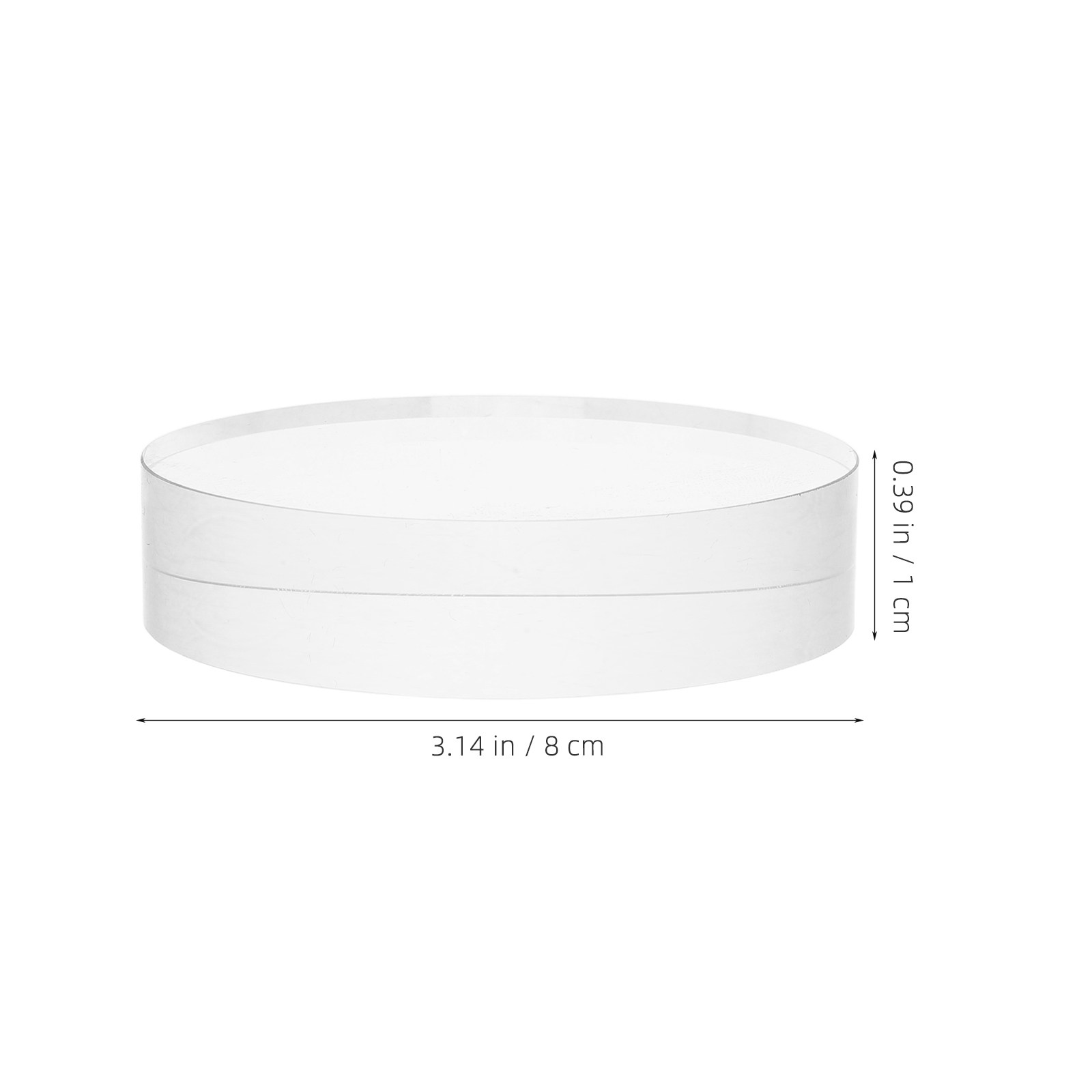 Round Crystal Paperweight 3.15 - Book Weight Glass ulasan dan harga