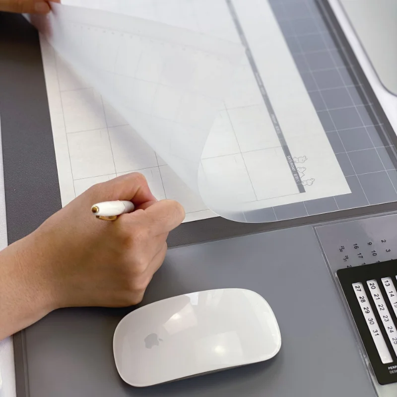 Portable Memo Pad Large Mouse  - Leather Desk Pad ulasan dan harga