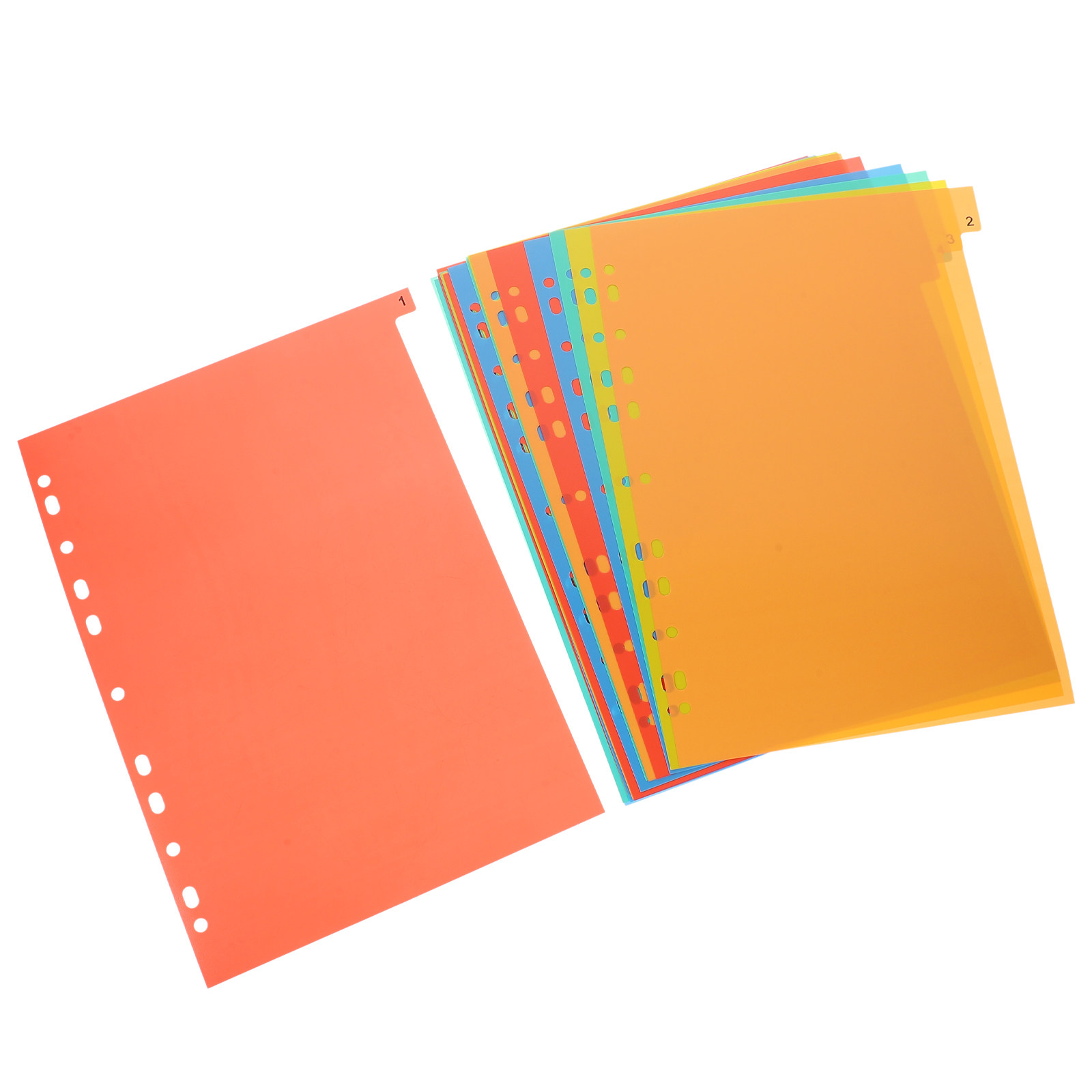 20Sheets A4 Plastic Binder Div - Tab Divider A4 ulasan dan harga