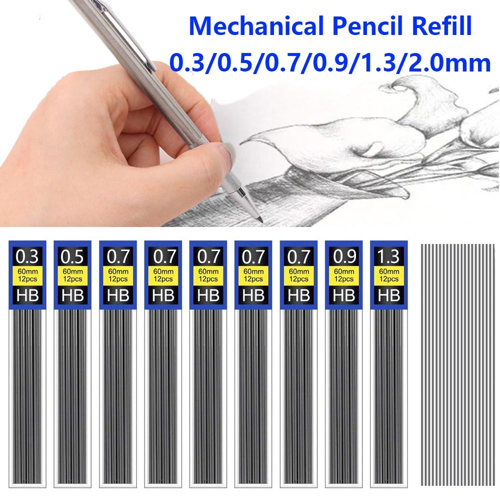 6 Boxes 0.3/0.5/0.7/0.9/1.3/2. - Mechanical Pencil 0.3 ulasan dan harga