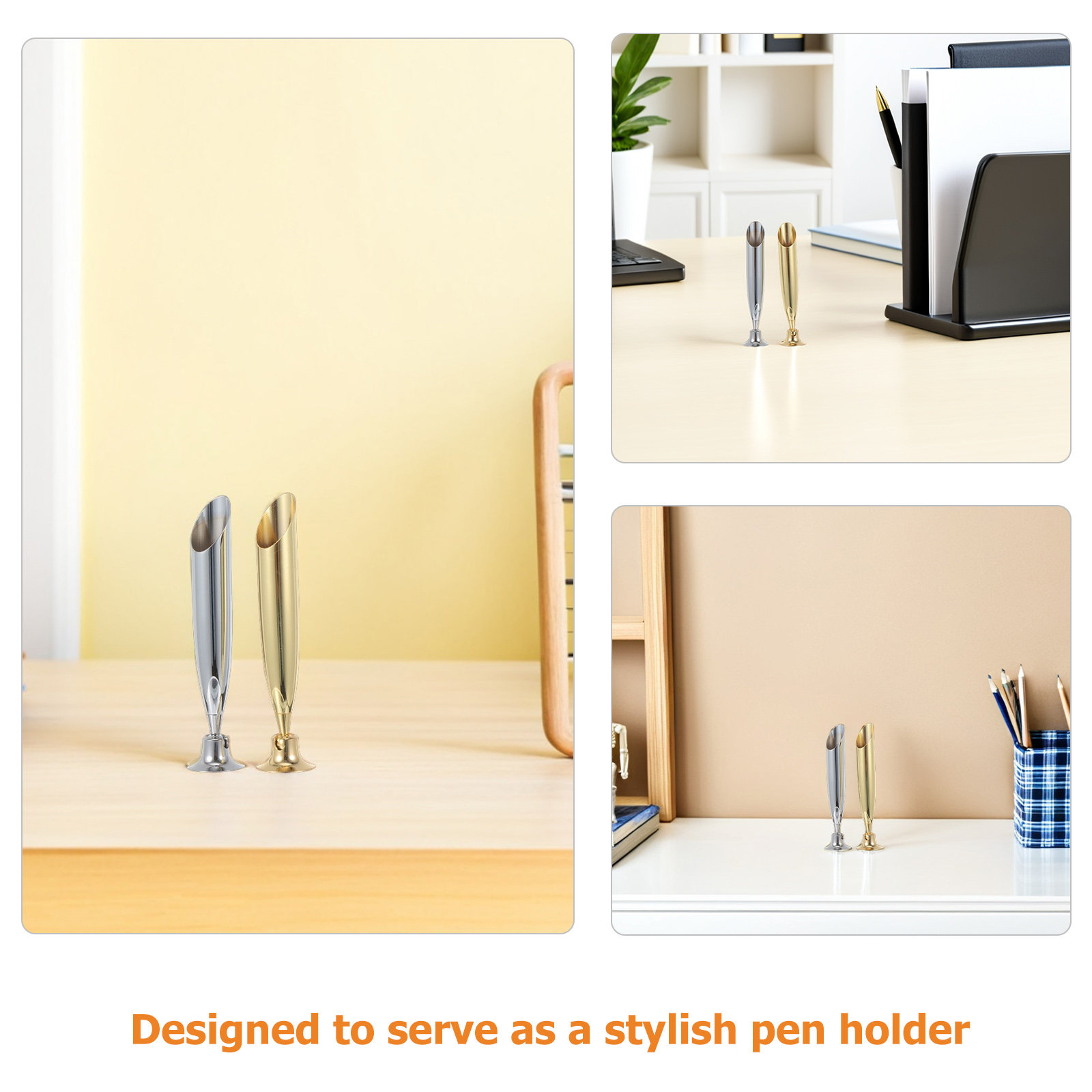 3Pcs Stainless Steel Pen Holde - Pen Rest Single ulasan dan harga