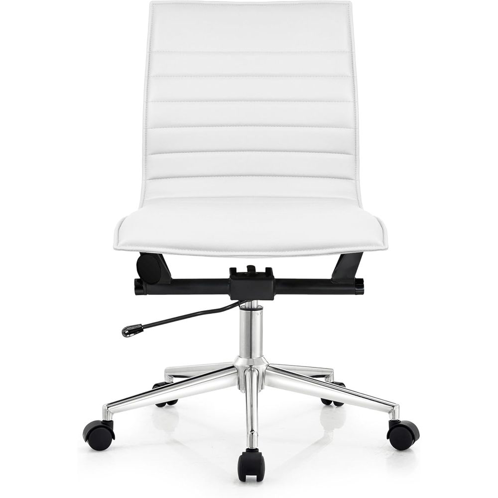 Padded PU Leather Desk Chair w - Leather Desk Pad ulasan dan harga