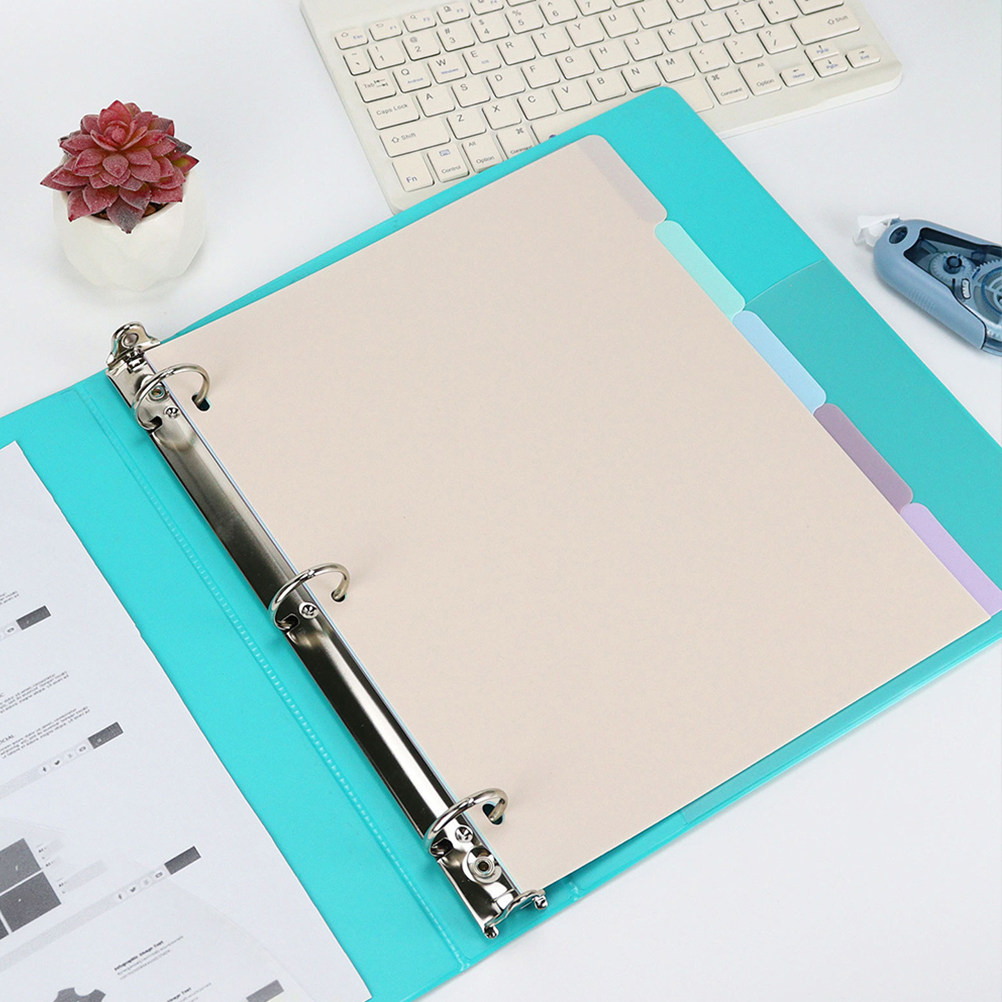 1Set Plastic Binder Dividers A - Tab Divider A4 ulasan dan harga