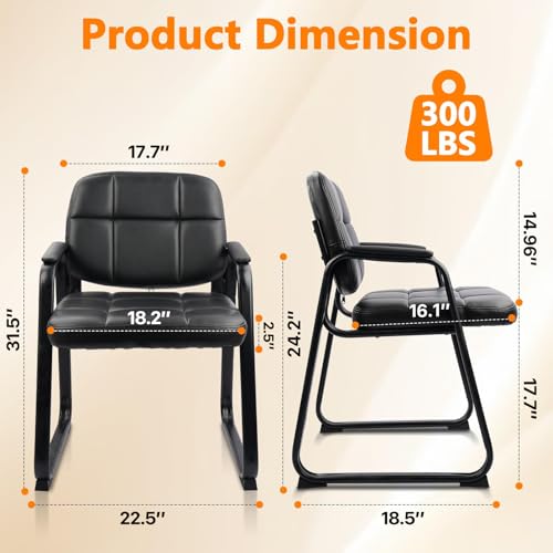 Waiting Room Guest Chair with  - Leather Desk Pad ulasan dan harga