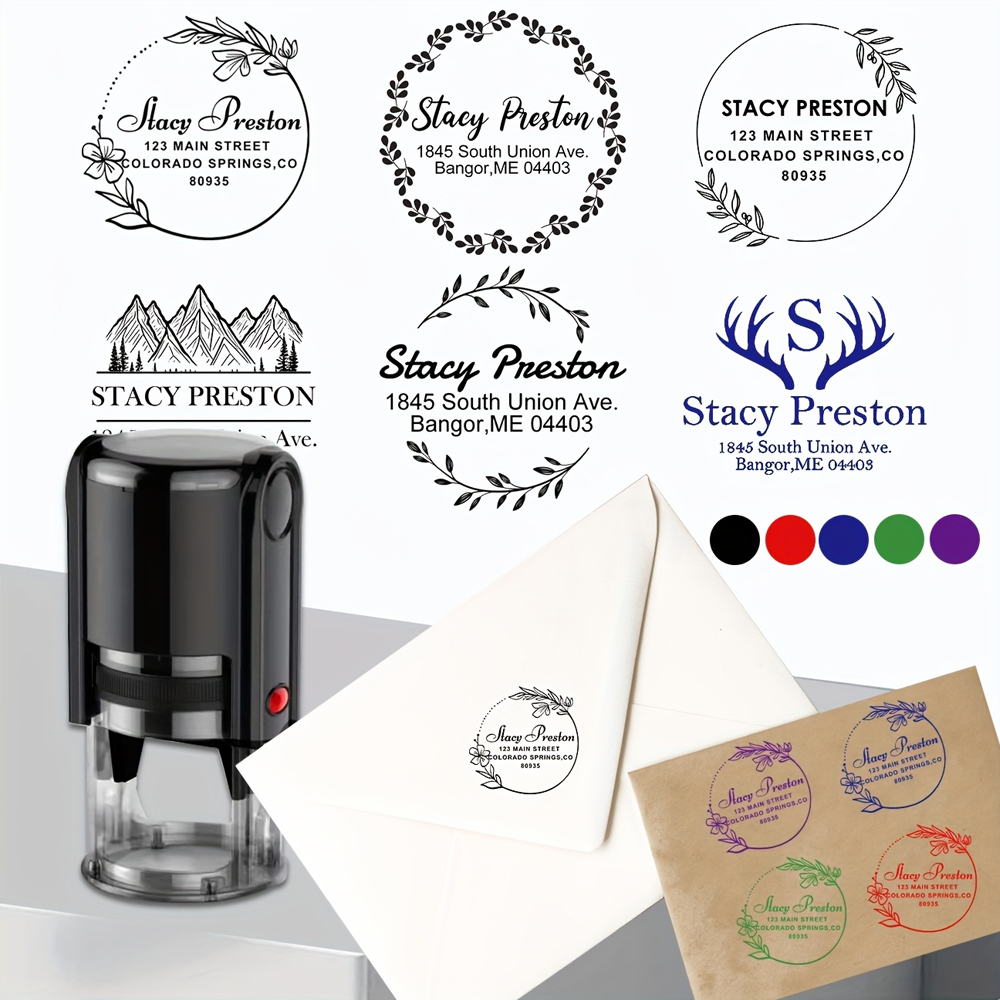 Custom Stamp Personalized Self - Rubber Date Stamp ulasan dan harga