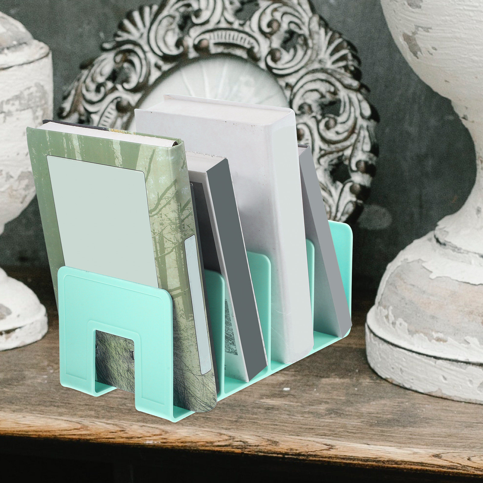 Desktop Document Storage Rack  - Magazine Holder Rack ulasan dan harga