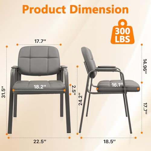 Waiting Room Guest Chair with  - Leather Desk Pad ulasan dan harga