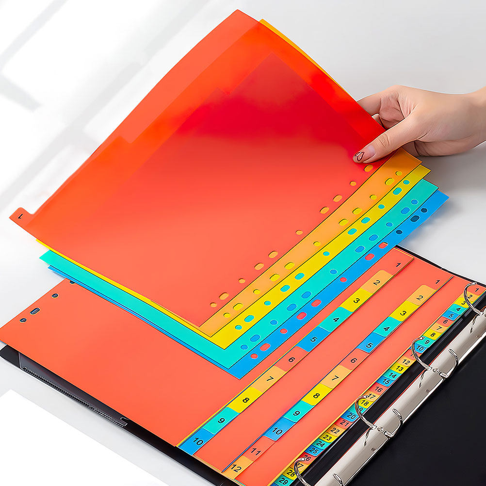 2Sets A4 Index Dividers 31 Tab - Tab Divider A4 ulasan dan harga