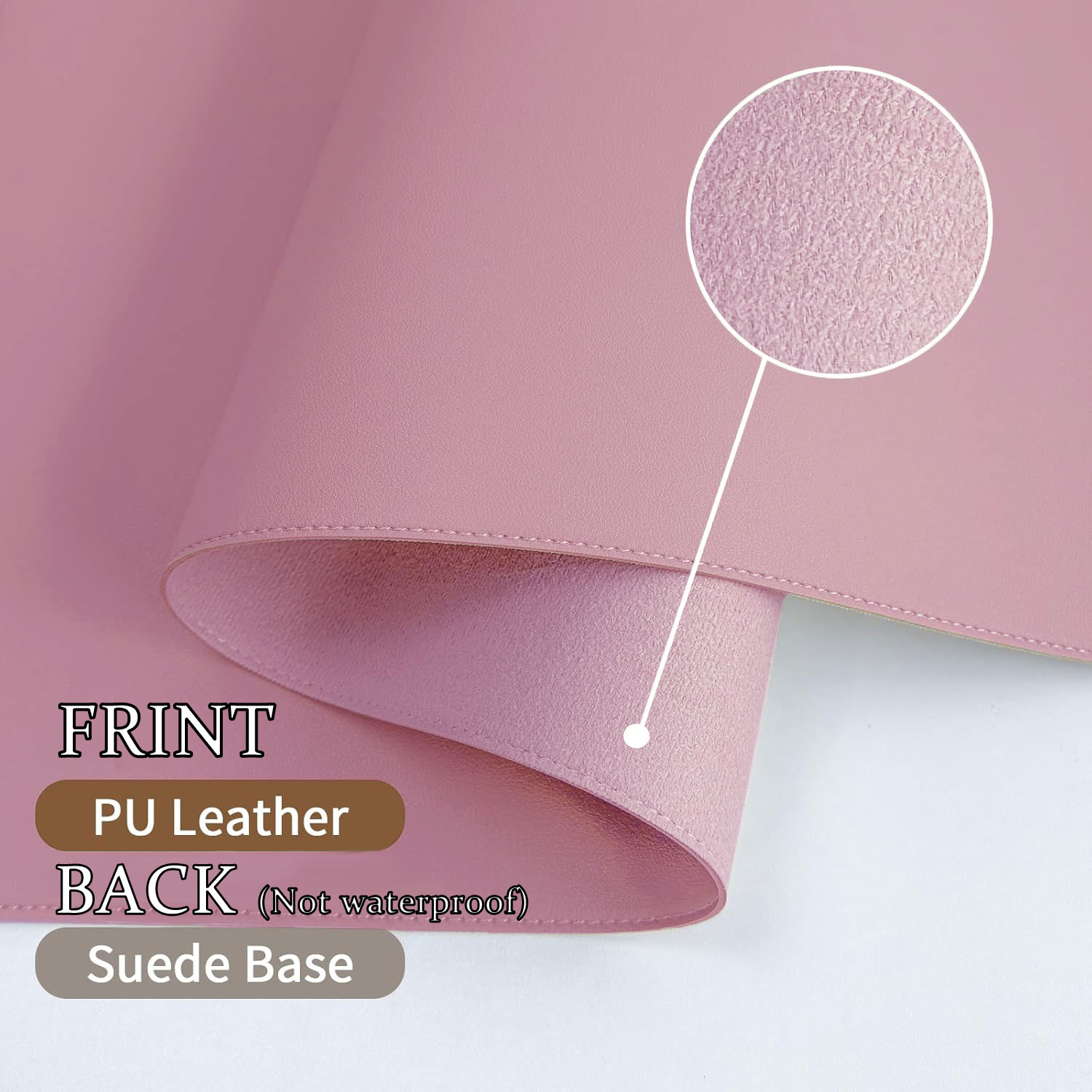Desk Mat Blotter, Dual-Sided O - Leather Desk Pad ulasan dan harga