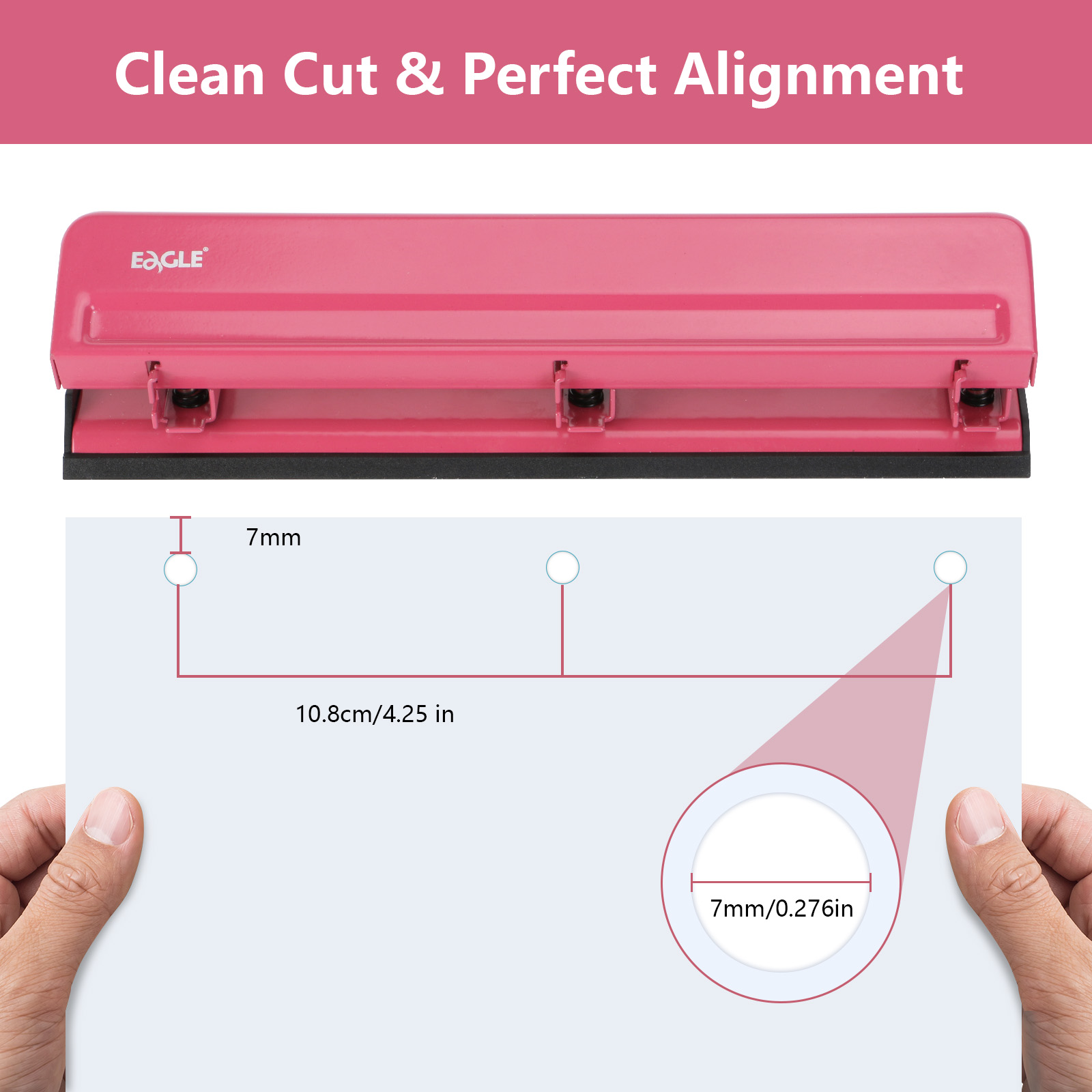 EAGLE 3-Hole Puncher for A4 Pa - Binder A4 Lever ulasan dan harga