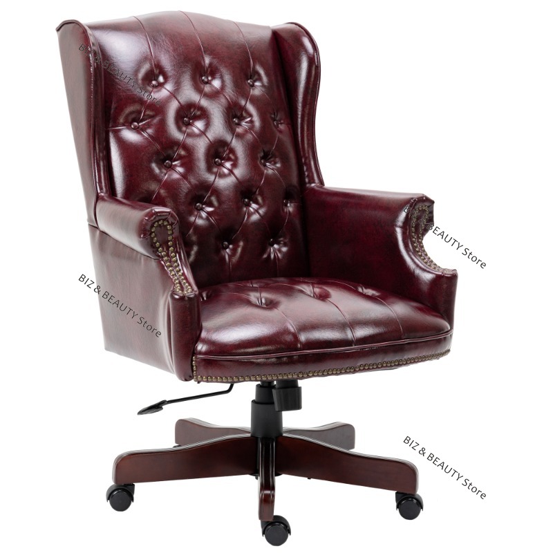 Executive Comfortable Desk Cha - Leather Desk Pad ulasan dan harga