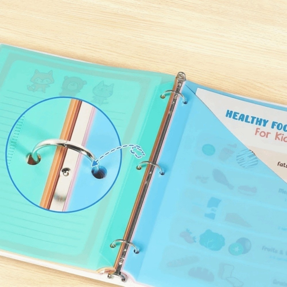 8 pcs A4 Pastel Binder Divider - Tab Divider A4 ulasan dan harga