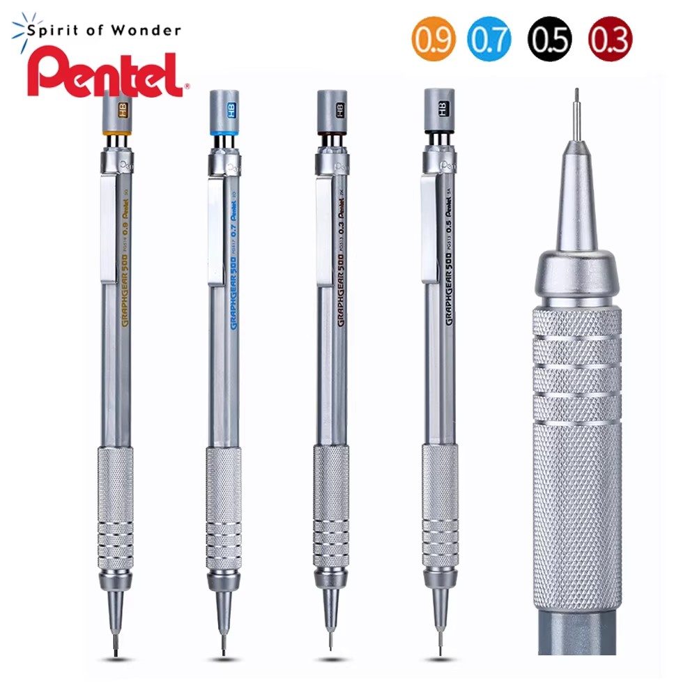 1pc Pentel Graphgear 500 Draft - Mechanical Pencil 0.3 ulasan dan harga